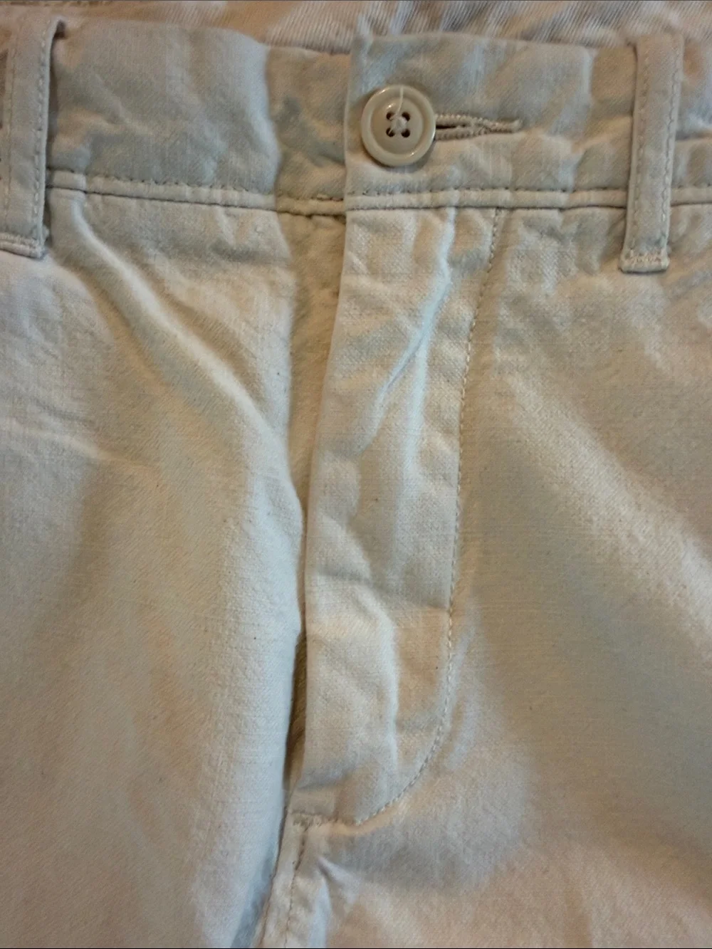 J. Crew Men's 484 White Ecru Chino Pants 31 x 31
